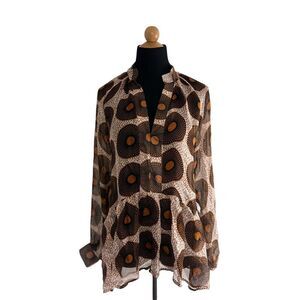 ROOEY GORGEOUS WOMENS BLOUSE SIZE MEDIUM